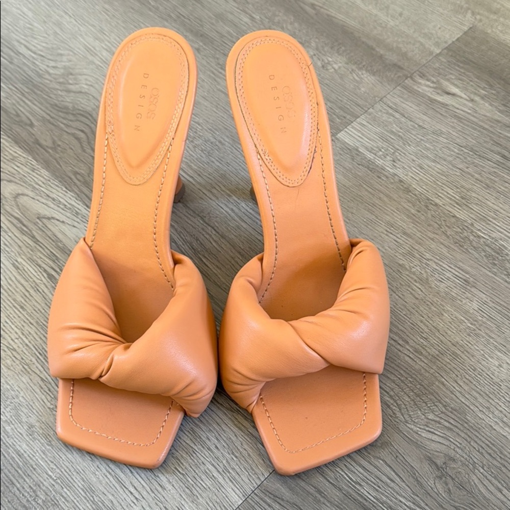 Asos Design Orange Cloud Heels